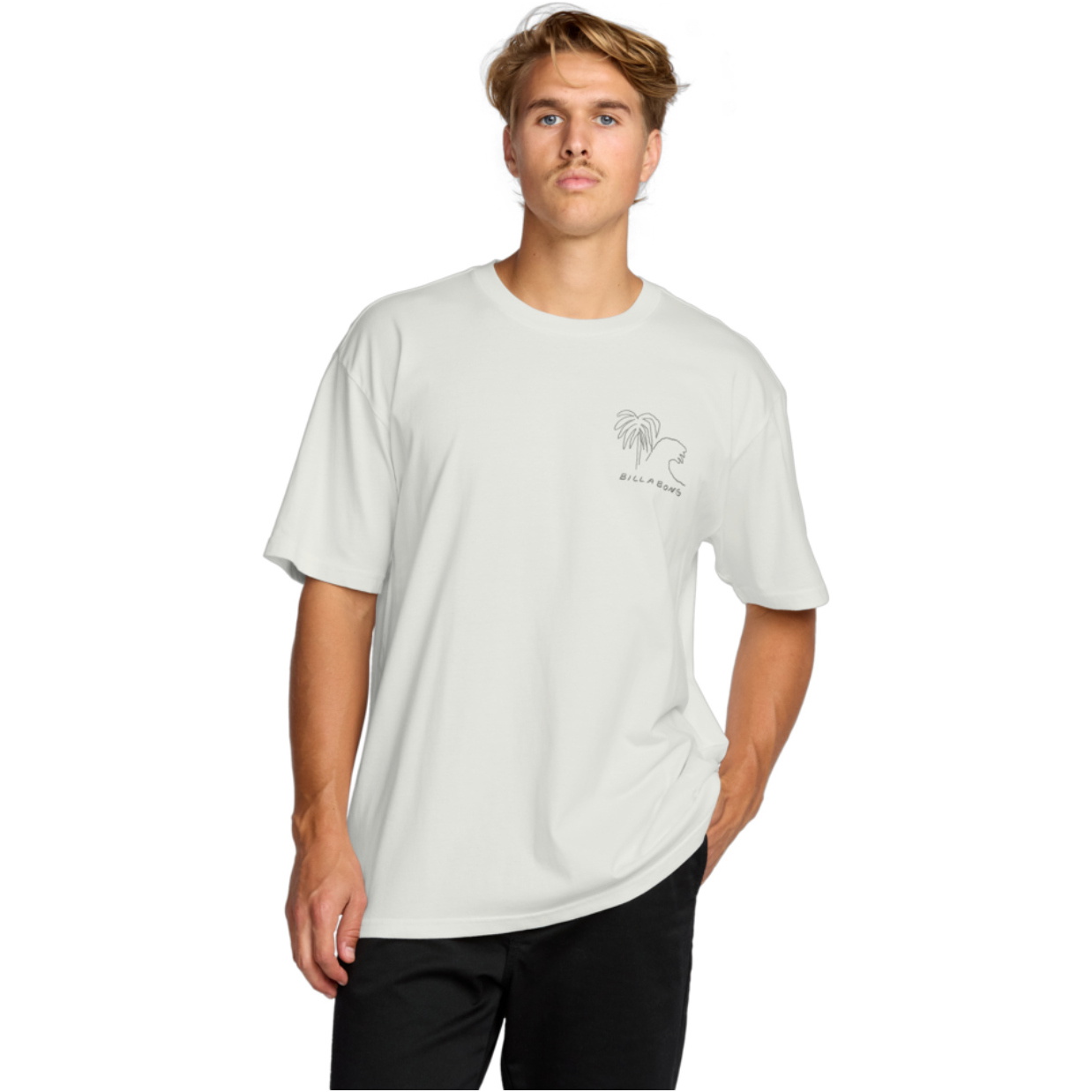 2025 Billabong Hommes Scènes T-Shirt Normal 24A353521 - Off White